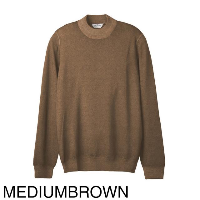 [あす着] グランサッソ Gran Sasso モックネック ニット メンズ LUPPETTO M/L VINTAGEの通販は