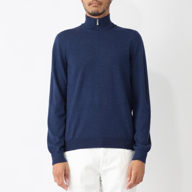 グランサッソ Gran Sasso ハーフジップニット メンズ_1