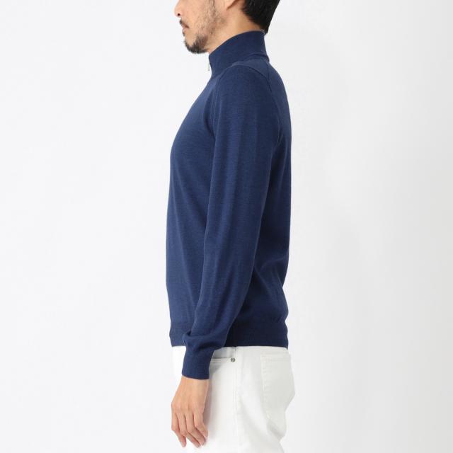 グランサッソ Gran Sasso ハーフジップニット メンズ_2