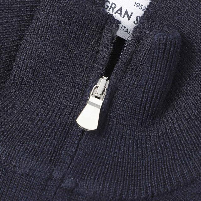 グランサッソ Gran Sasso ハーフジップニット メンズ_10