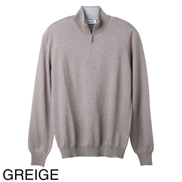 グランサッソ Gran Sasso ハーフジップニット メンズ_15