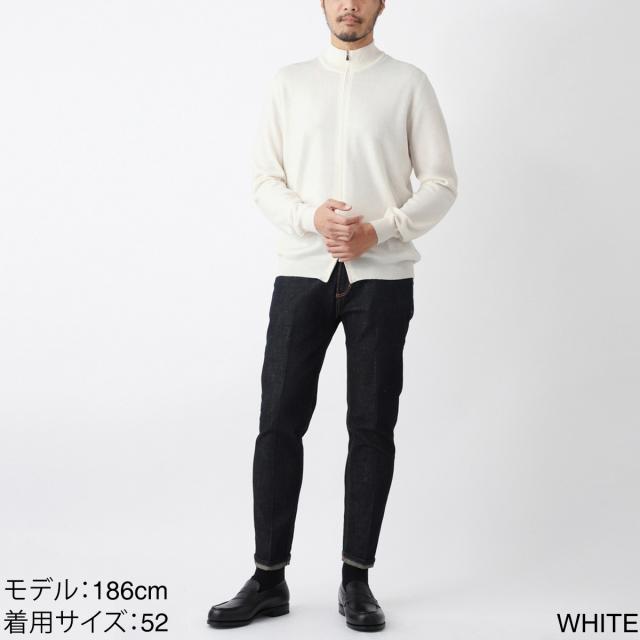 グランサッソ Gran Sasso ジップアップニットカーディガン ドライバー