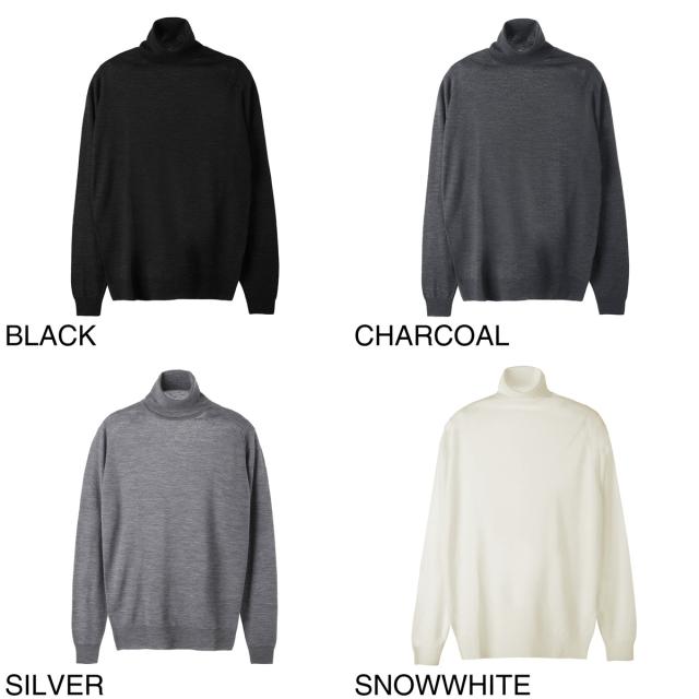 ジョンスメドレー JOHN SMEDLEY タートルネック ニット CHERWELL エクストラファインメリノウール 30ゲージ STANDARD FIT_16