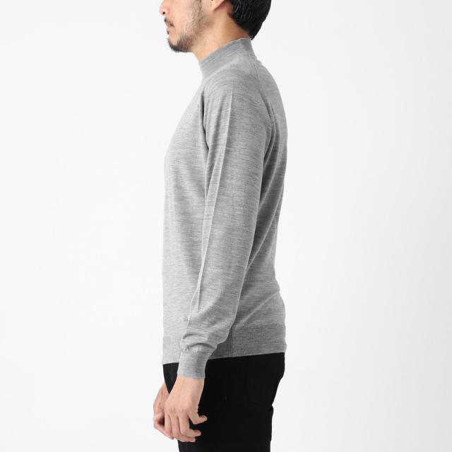 ジョンスメドレー JOHN SMEDLEY モックネック ニット メンズ HARCOURT エクストラファインメリノウール 30ゲージ STANDARD FIT_2