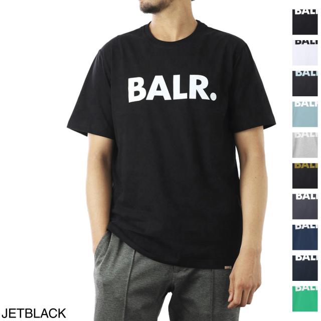 『ネコポス対応(1点まで)』[あす着] ボーラー BALR. クルーネック Tシャツ メンズ BRAND STRAIGHT T-SHIRT