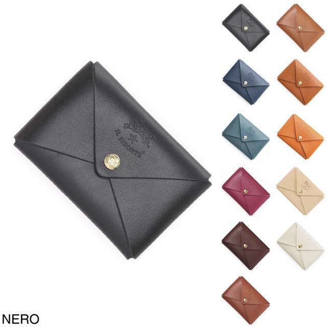 あす着] イルビゾンテ IL BISONTE カードケース メンズ