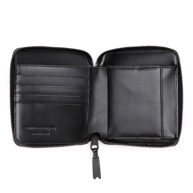 コム デ ギャルソン COMME des GARCONS 2つ折り財布 小銭入れ付き メンズ レディース VERY BLACK_3