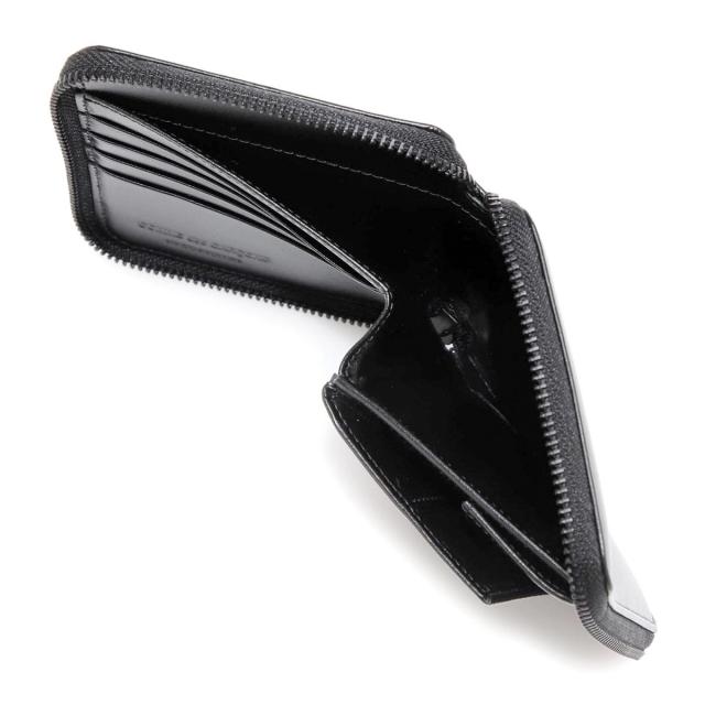 コム デ ギャルソン COMME des GARCONS 2つ折り財布 小銭入れ付き メンズ レディース VERY BLACK_4