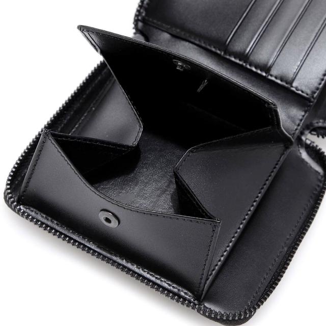コム デ ギャルソン COMME des GARCONS 2つ折り財布 小銭入れ付き メンズ レディース VERY BLACK_5