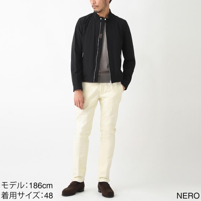 あす着] ムーレー MOORER ジップアップジャケット ブルゾン メンズ