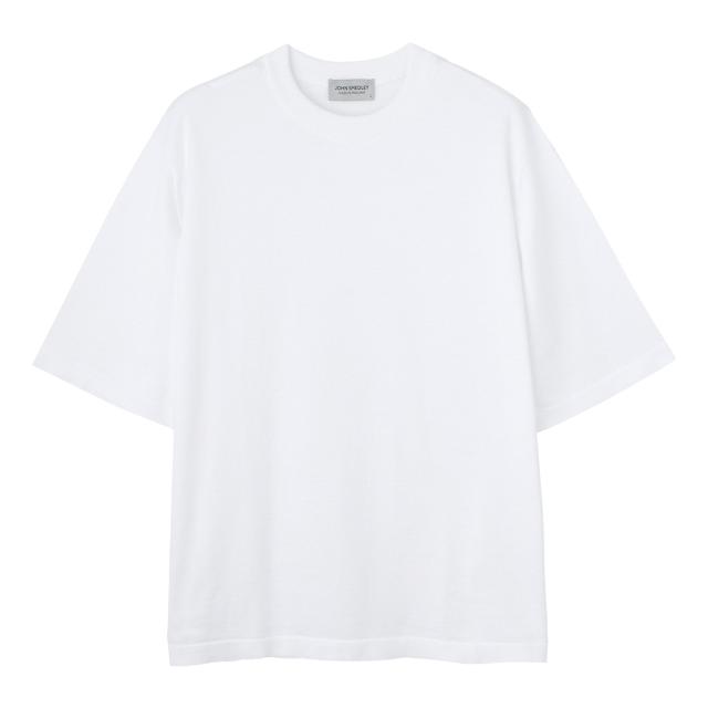 ジョンスメドレー JOHN SMEDLEY クルーネック 半袖ニット メンズ TINDALL ティンダル シーアイランドコットン 24ゲージ_6
