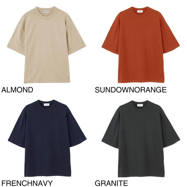 ジョンスメドレー JOHN SMEDLEY クルーネック 半袖ニット メンズ TINDALL ティンダル シーアイランドコットン 24ゲージ_15