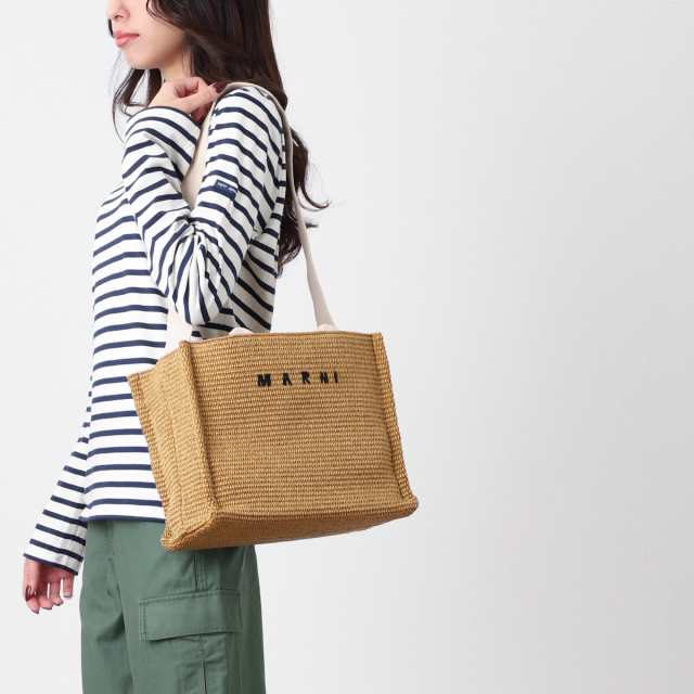 [あす着] マルニ MARNI トートバッグ 2WAY レディース SMALL BASKET