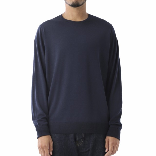 あす着] ジョンスメドレー JOHN SMEDLEY クルーネック ニット メンズ ...