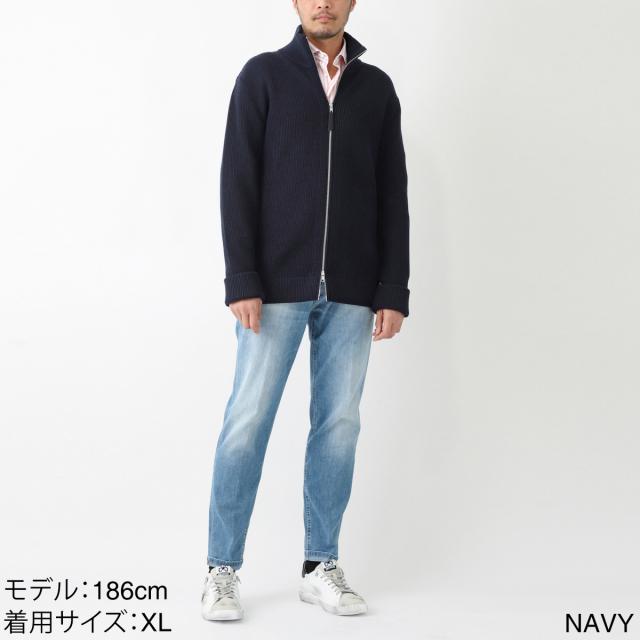 あす着] メゾンマルジェラ Maison Margiela ジップアップニット