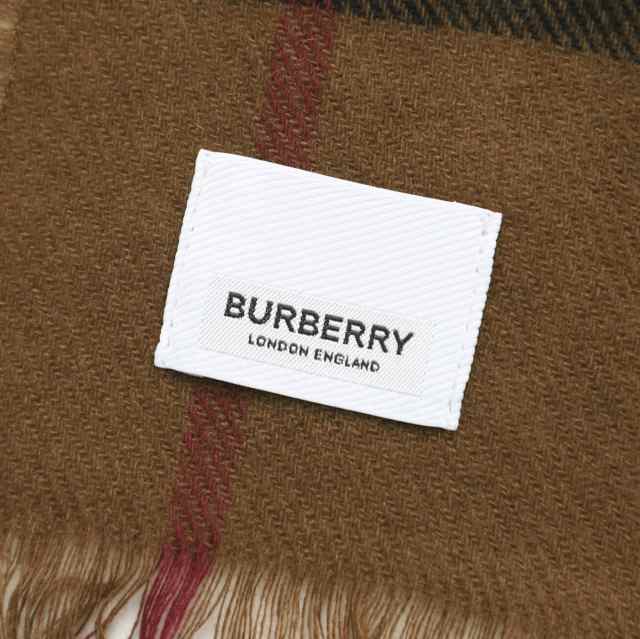 [あす着] バーバリー BURBERRY ストール メンズ SFA GIANT CHECK CASHMERE SCARF