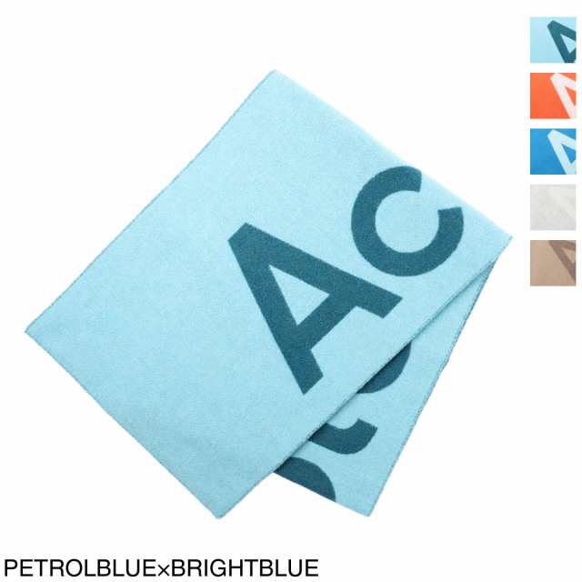 [あす着] アクネ ACNE STUDIOS ストール マフラー メンズ レディース LOGO JACQUARD SCARF