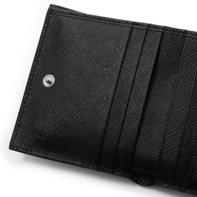 プラダ PRADA 2つ折り財布 小銭入れ付き メンズ SAFFIANO TRIANGOLO_4