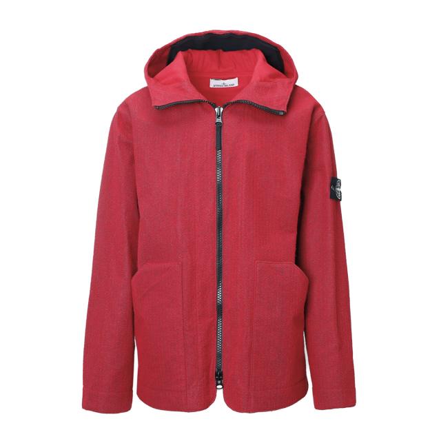 [あす着] ストーンアイランド STONE ISLAND フーデッドブルゾン メンズ NEEDLE PUNCHED REFLECTIVEの通販は