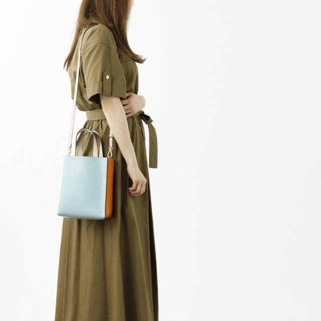 あす着] マルニ MARNI トートバッグ 2WAY ショルダーバッグ レディース  