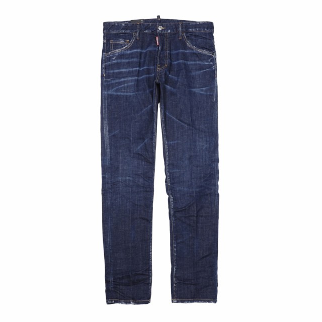 直送送料無料 [あす着] ディースクエアード DSQUARED2 ボタンフライジーンズ メンズ DARK CLEAN WASH COOL GUY  JEANS