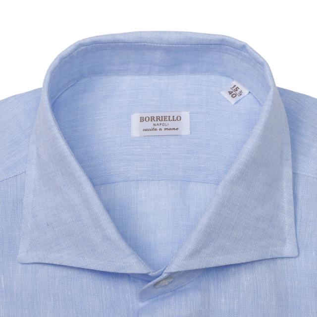 11 ファッション 【美品】BORRIELLO ボリエッロ リネンシャツ メンズ L