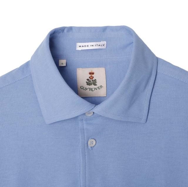 あす着] ギローバー GUY ROVER 半袖ポロシャツ セミワイドカラーシャツ
