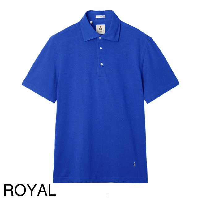 あす着] ギローバー GUY ROVER 半袖ポロシャツ セミワイドカラーシャツ