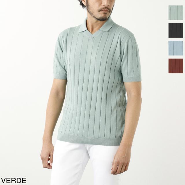 あす着] タリアトーレ TAGLIATORE ニットポロシャツ メンズ