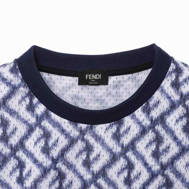 あす着] フェンディ FENDI クルーネックTシャツ メンズ