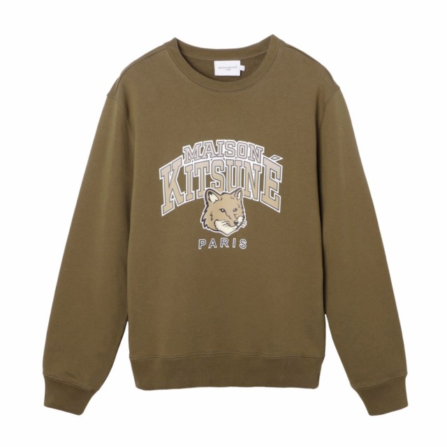 [あす着] メゾンキツネ MAISON KITSUNE スウェット メンズ CAMPUS FOX REGULAR SWEATSHIRT