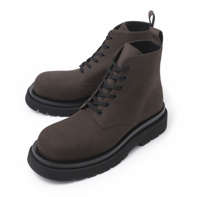 [あす着] ボッテガヴェネタ BOTTEGA VENETA アンクルブーツ レースアップブーツ メンズ LUG LACE UP ANKLE BOOT