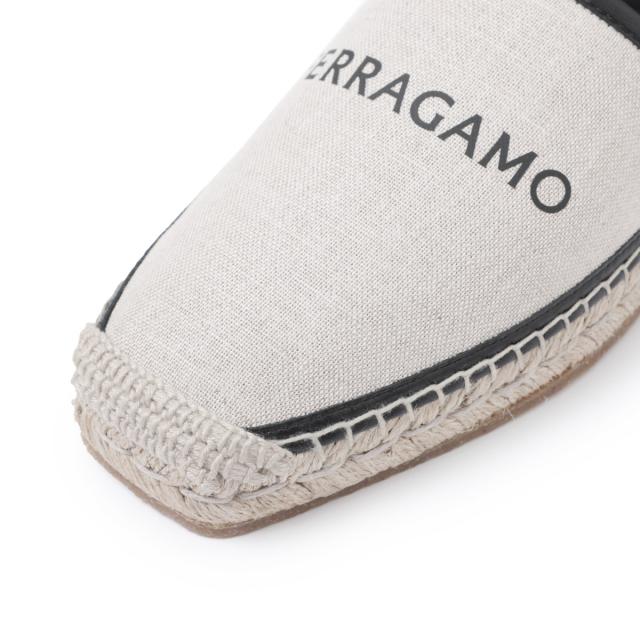あす着] フェラガモ FERRAGAMO エスパドリーユ スリッポン