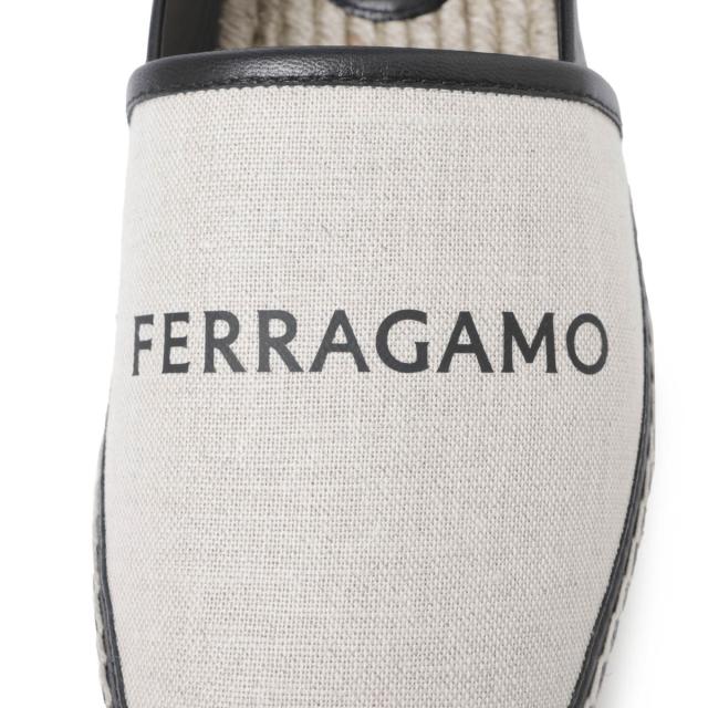 美品　フェラガモ 靴 エスパドリーユ　スリッポン あす着] フェラガモ FERRAGAMO エスパドリーユ スリッポン