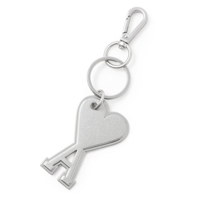 [あす着] アミ AMI キーリング バッグチャームシルバー レディース AMI DE COEUR KEYRING