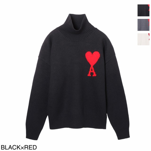 [あす着] アミ AMI ALEXANDRE MATTIUSSI タートルネックセーター メンズ レディース ADC FUNNEL NECK SWEATER