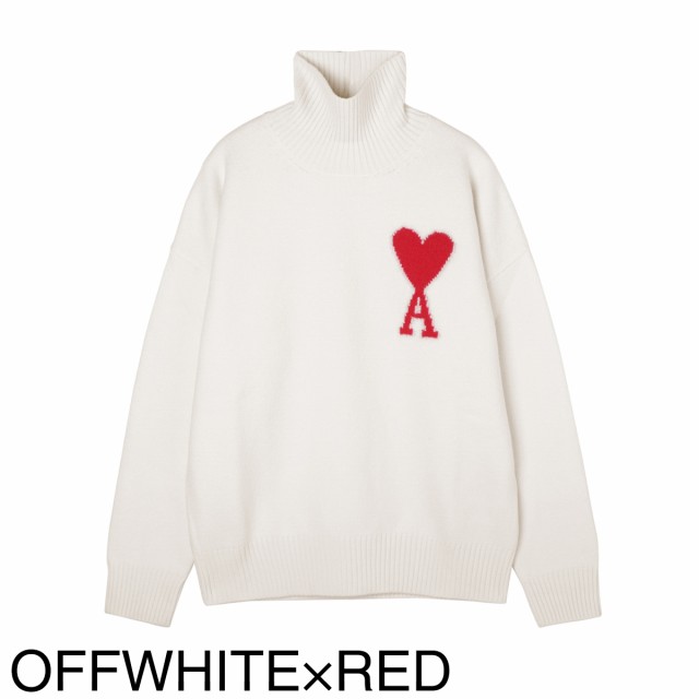 [あす着] アミ AMI ALEXANDRE MATTIUSSI タートルネックセーター メンズ レディース ADC FUNNEL NECK SWEATER