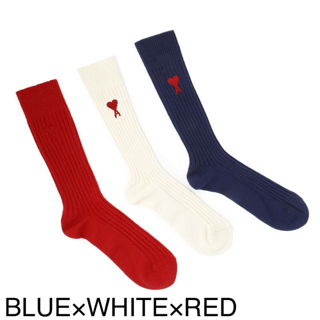 アミ AMI 靴下 3足セット ソックス メンズ THREE PACK AMI DE COEURS SOCKS_5