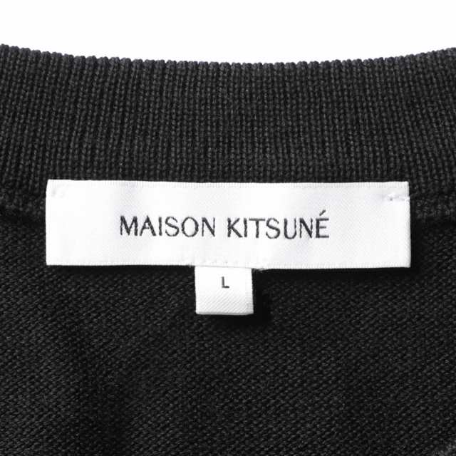 あす着] メゾンキツネ MAISON KITSUNE クルーネックセーター メンズ