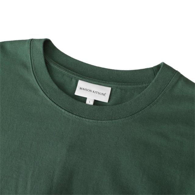 あす着] メゾンキツネ MAISON KITSUNE クルーネック長袖カットソー