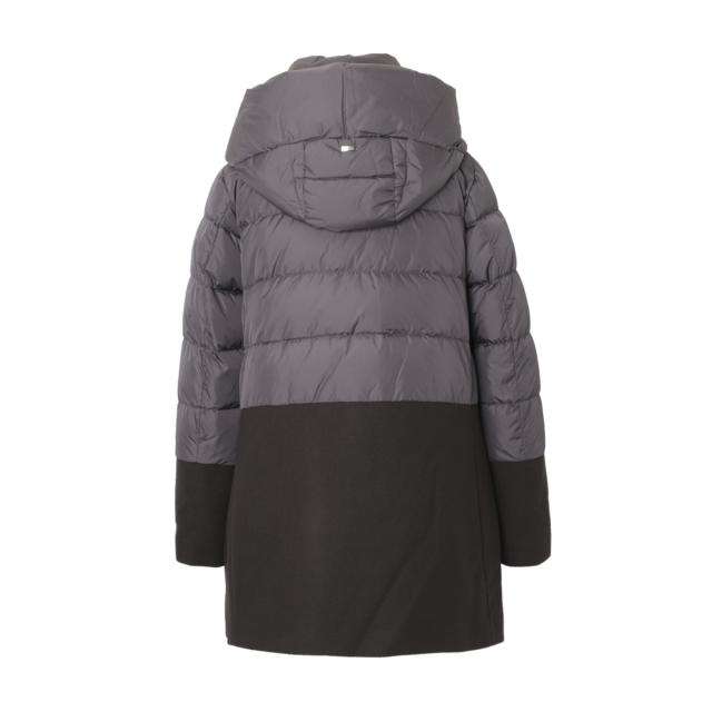 ヘルノ HERNO ダウンコート レディース HERNO GLOBE ECOAGE ECOWOOL AND ULTRALIGHT NYLON A-LINE JACKET_5