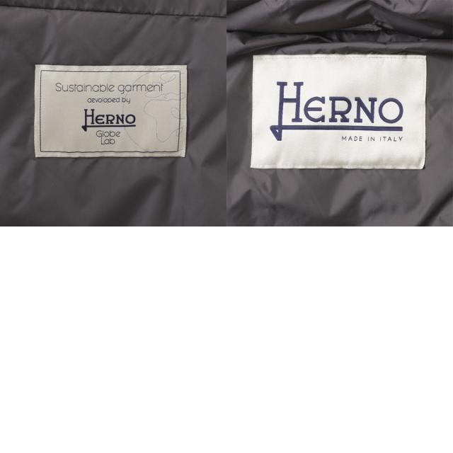 ヘルノ HERNO ダウンコート レディース HERNO GLOBE ECOAGE ECOWOOL AND ULTRALIGHT NYLON A-LINE JACKET_11