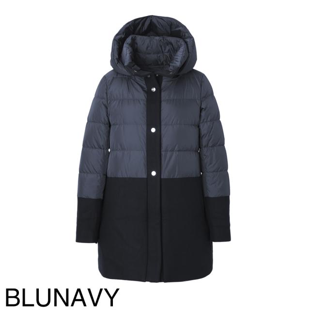 ヘルノ HERNO ダウンコート レディース HERNO GLOBE ECOAGE ECOWOOL AND ULTRALIGHT NYLON A-LINE JACKET_14