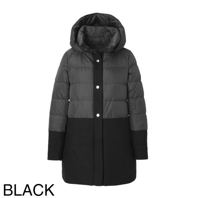 ヘルノ HERNO ダウンコート レディース HERNO GLOBE ECOAGE ECOWOOL AND ULTRALIGHT NYLON A-LINE JACKET_15