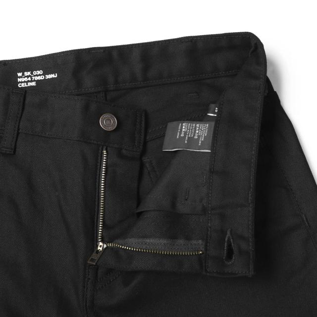 あす着] セリーヌCELINEジップフライジーンズレディース