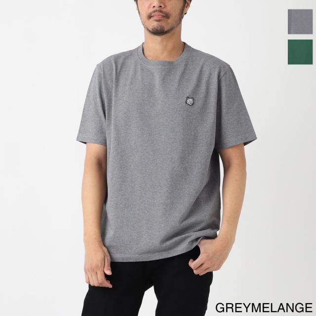 『ネコポス対応(1点まで)』[あす着] メゾンキツネ MAISON KITSUNE クルーネックTシャツ メンズ BOLD FOX HEAD PATCH