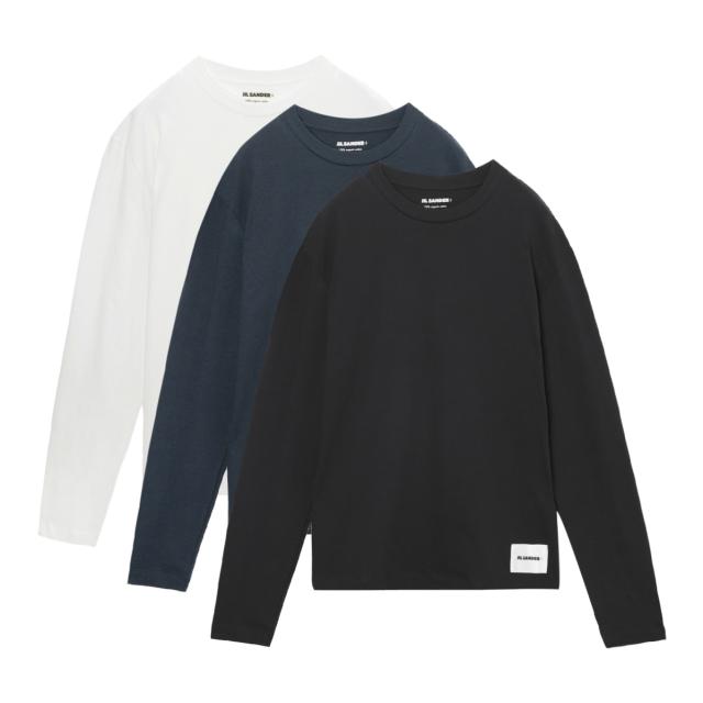ジルサンダー JIL SANDER クルーネック カットソー 3枚セット メンズ