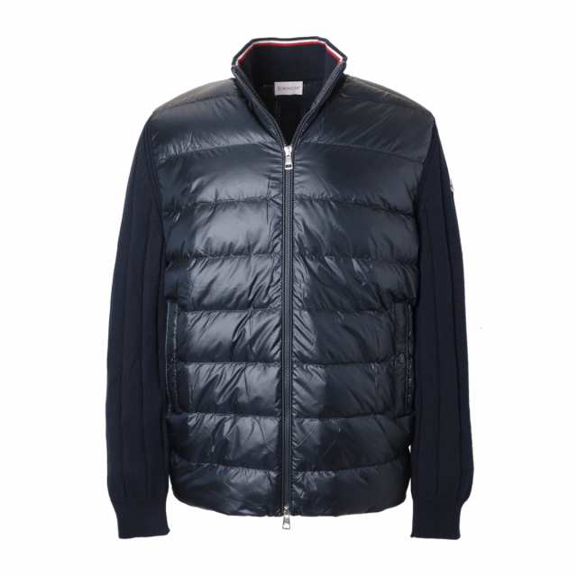 [あす着] モンクレール MONCLER ダウン切り替え ジップアップ カーディガン メンズ