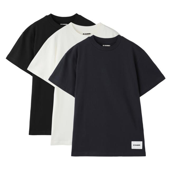 ジルサンダー JIL SANDER クルーネック Tシャツ 3枚セット メンズ T-SHIRT SS 3 PACK