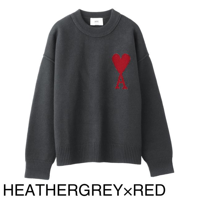 アミ AMI クルーネックニット メンズ レディース RED AMI DE COEUR SWEATER_14
